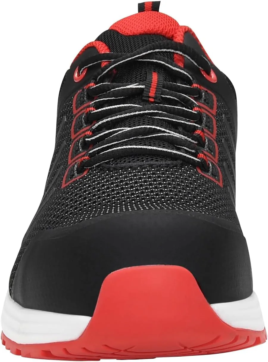 Кроссовки ELTEN Livas Black-Red Low ESD S1P, черный/красный — фото 4