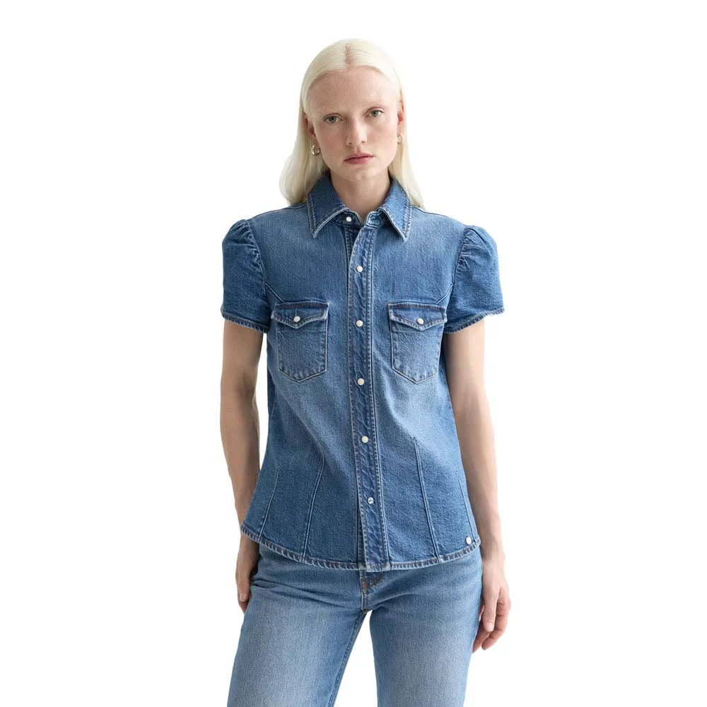 

Рубашка с коротким рукавом Scotch & Soda U9A01121T, синий