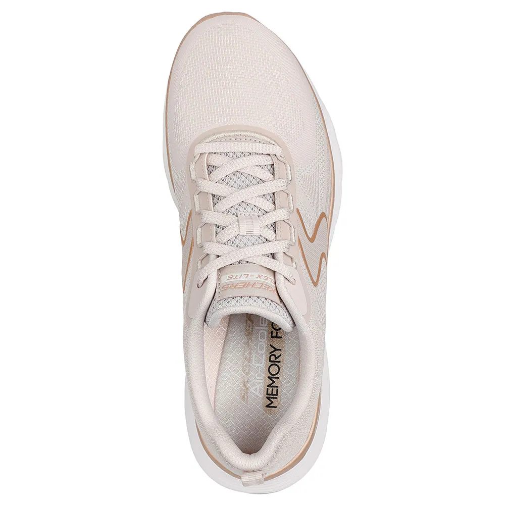 Кроссовки Skechers Flex Appeal 5.0 Luxe Glow, бежевый — фото 4