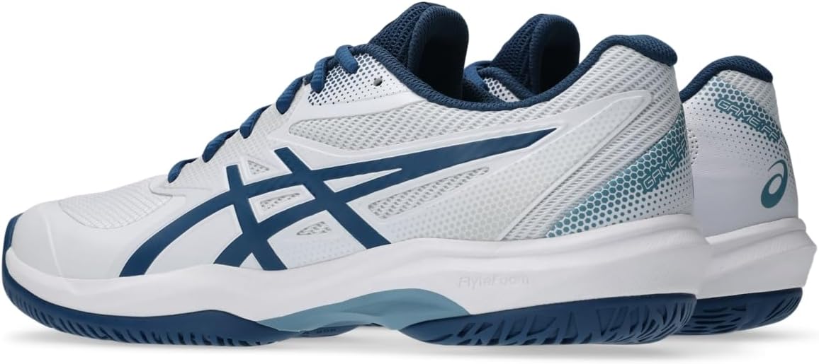 Мужские кроссовки для пикабола ASICS Game FlyteFoam, белый/синий — фото 3