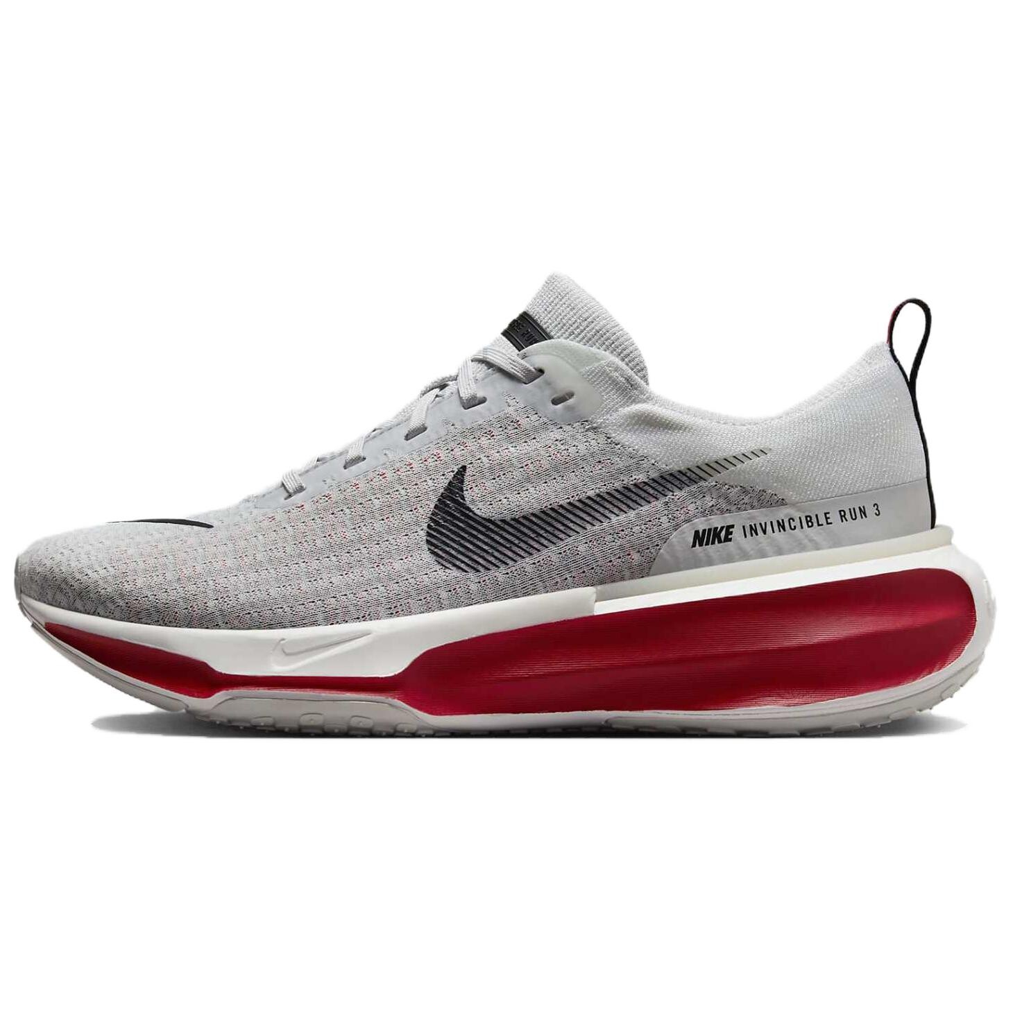 

Кроссовки Nike ZoomX Invincible Run 3 White Fire Red, серый