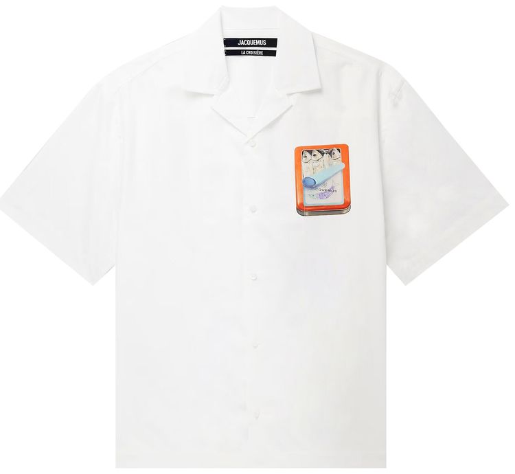 

Джинсы Jacquemus La Chemise Jean 'Boite Sardines Orange', белый