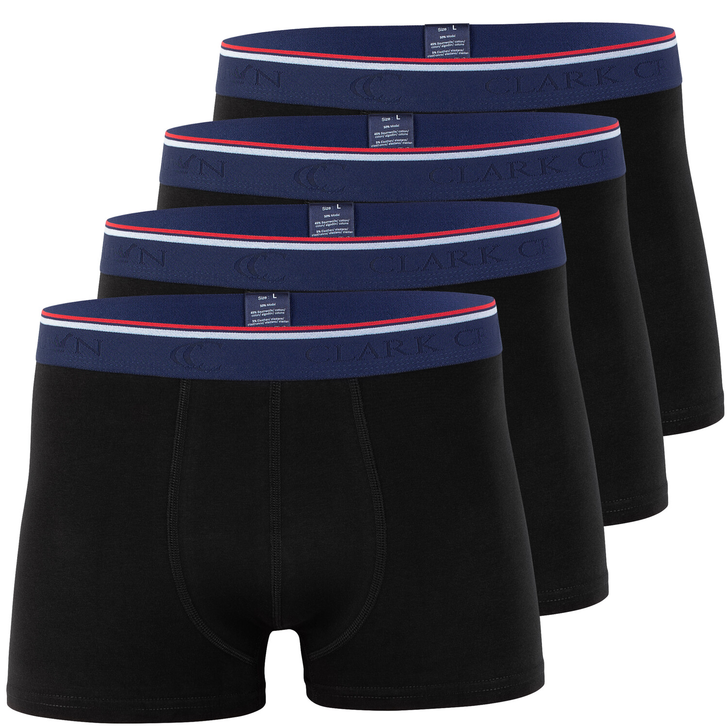 

Боксеры Clark Crown Modal Boxershorts 4 шт, черный