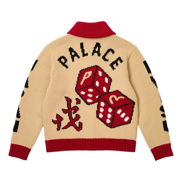 

Куртка x evisu dice cowichan knit 'cream' Palace, бежевый