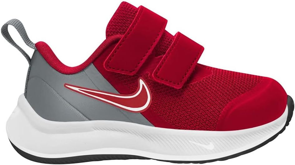 Кроссовки для гимнастики Nike Star Runner 3 (PSV), унисекс, детские, белый/красный — фото 2