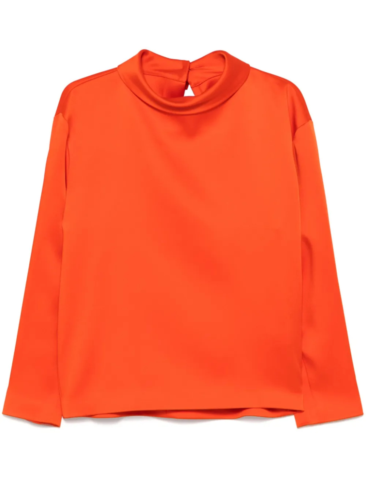 

Carven атласная блузка, оранжевый