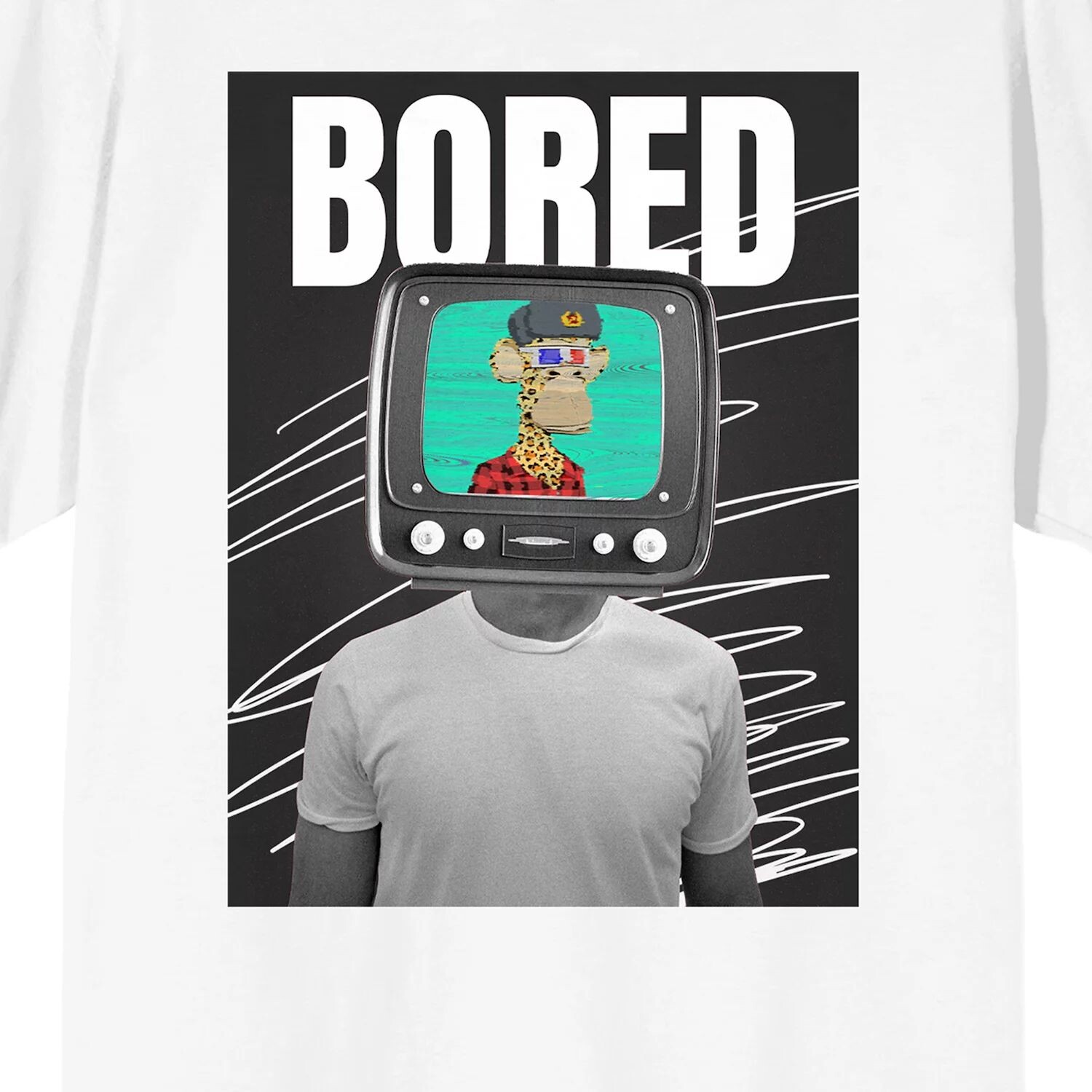 

Мужская футболка Bored Of Directors TV Head Licensed Character