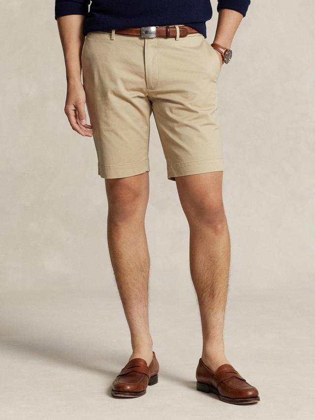 

Шорты-поло с плоским подбородком Ralph Lauren, цвет Classic Khaki
