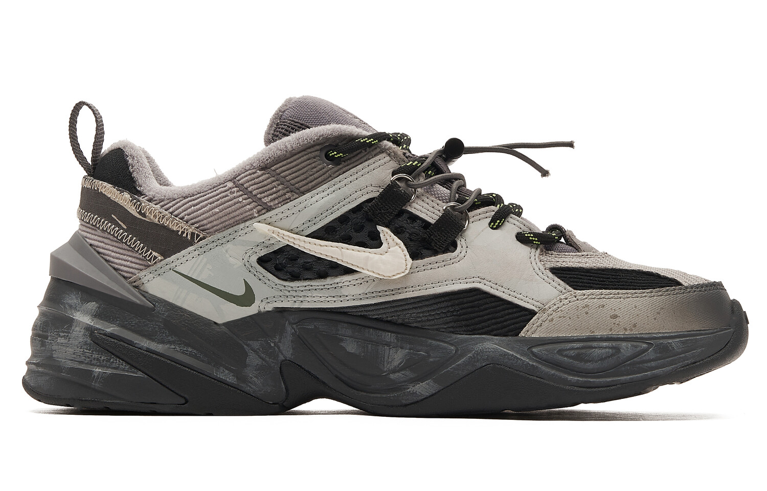 Кроссовки Nike M2K Chunky Sneakers Unisex Low-top Black/grey, черный/белый/серый — фото 2