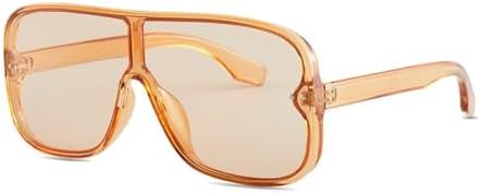 

Модные цельные солнцезащитные очки для женщин, большие круглые солнцезащитные очки для мужчин, красные зеркальные очки с защитой от УФ-излучения UV400 в винтажном стиле MTZJH, C3