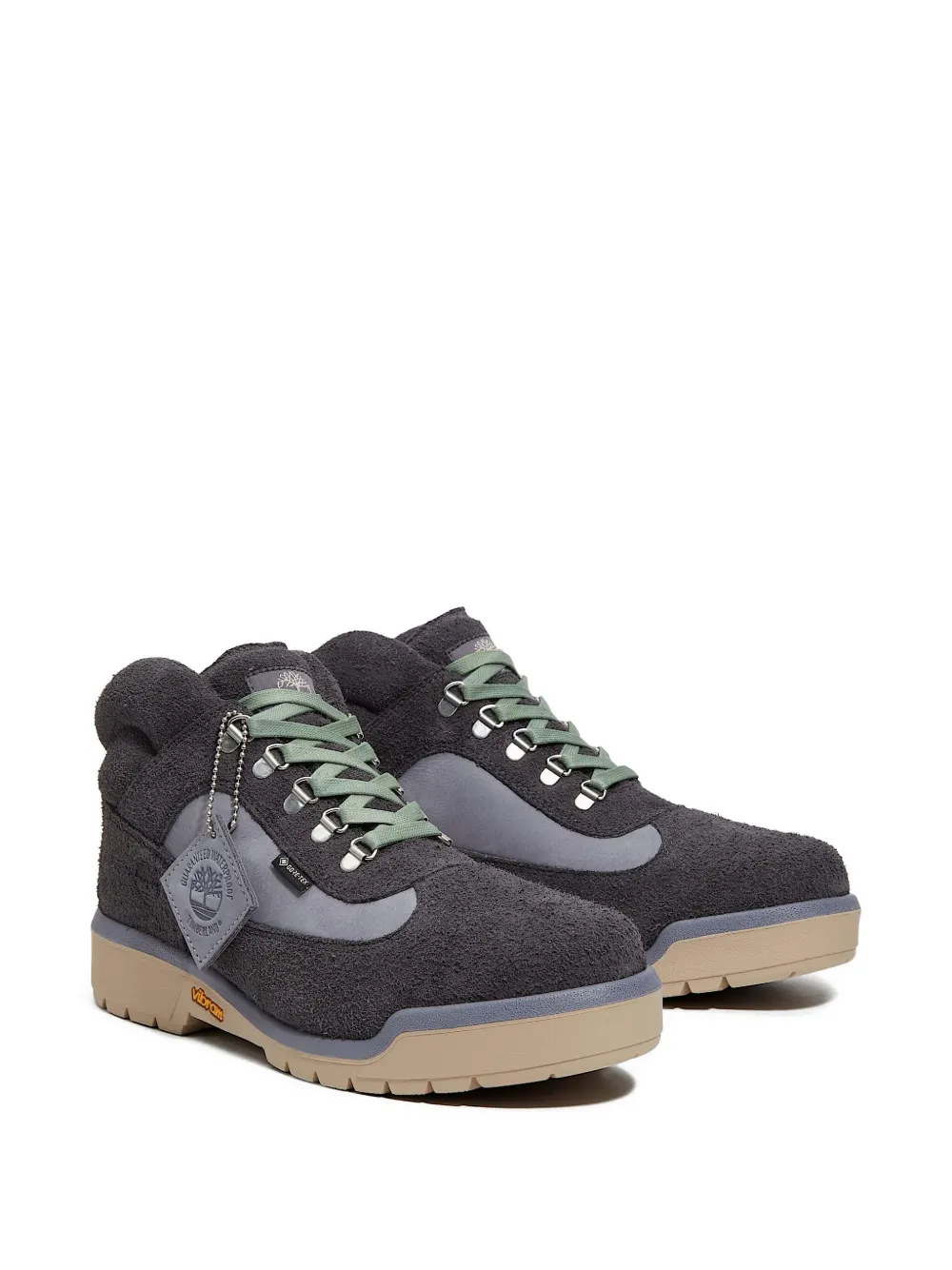 Мужские ботинки Timberland GTX из ворсистой замши с мембраной, серый — фото 2