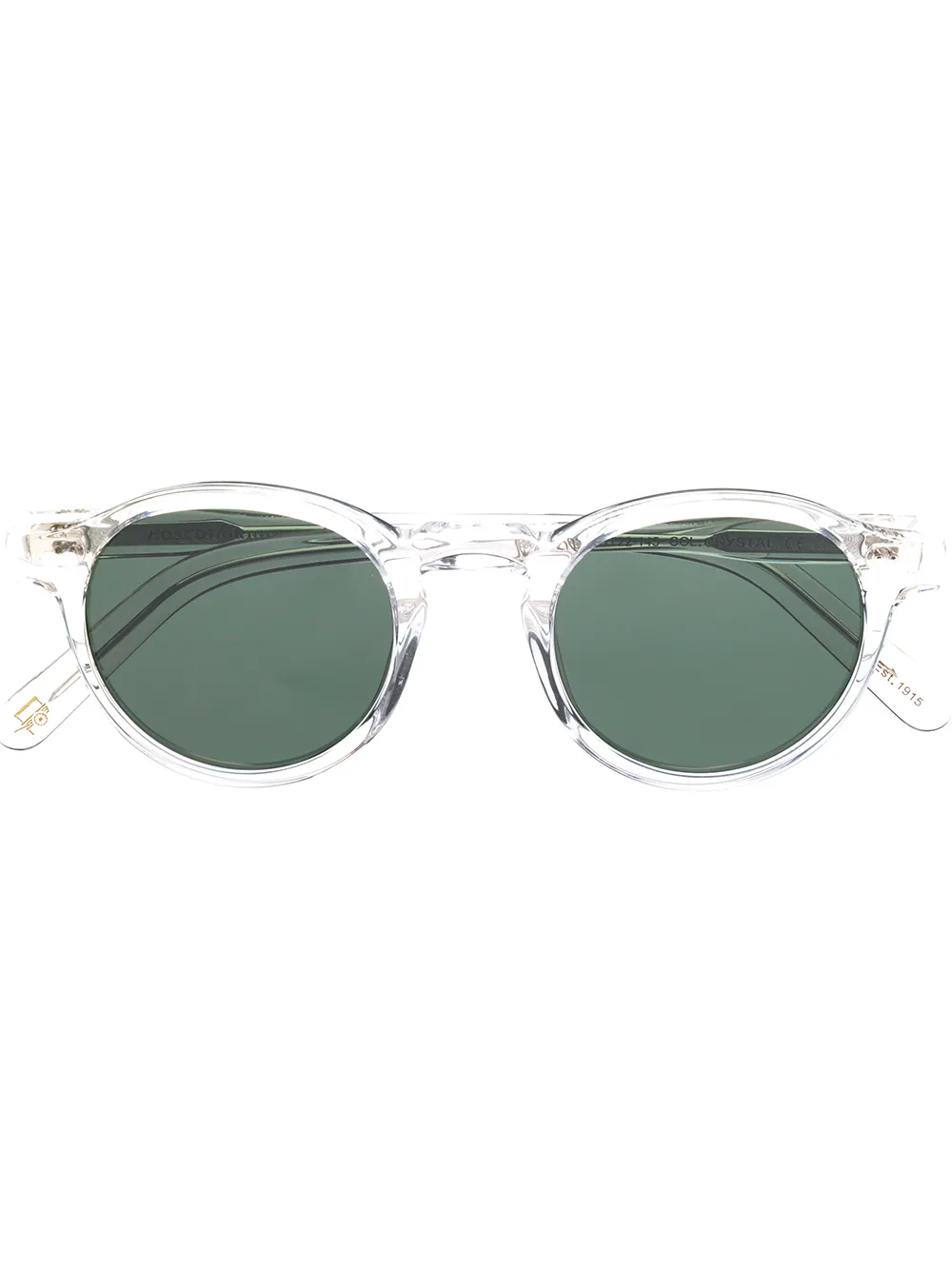 

Солнцезащитные очки в прозрачной оправе Moscot, белый