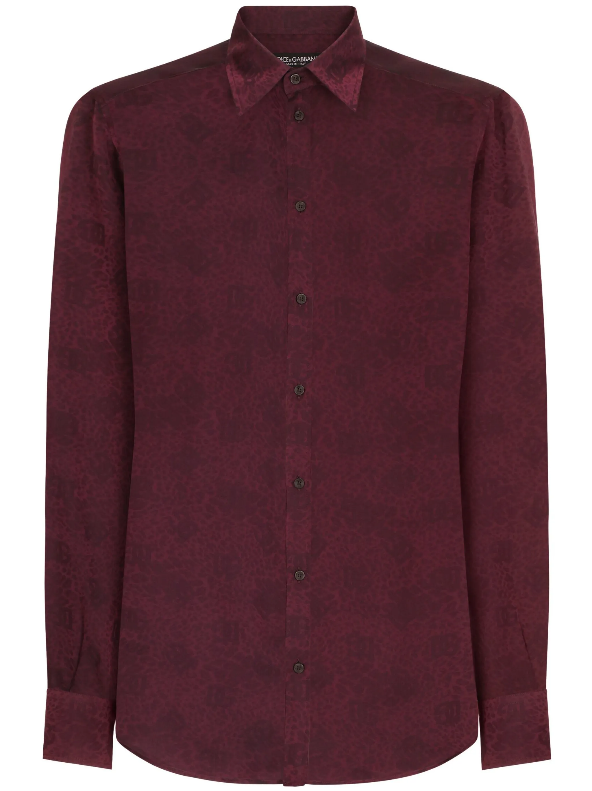 

Шелковая рубашка Dolce & Gabbana, красный