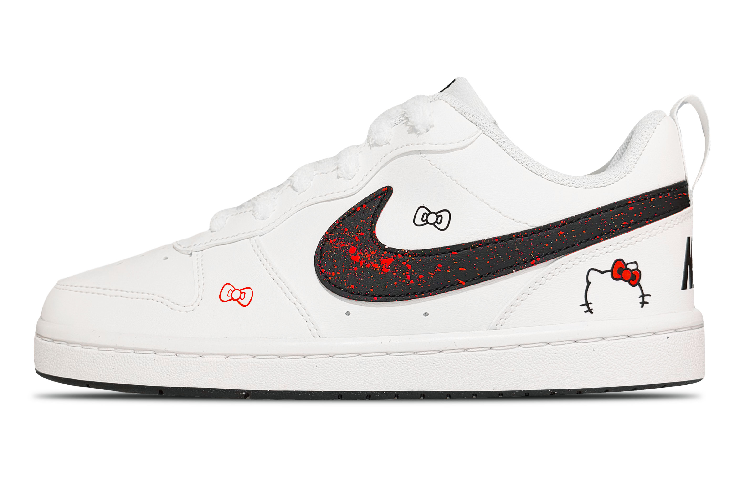 

Nike Court Borough низкие скейтерские кроссовки red детские