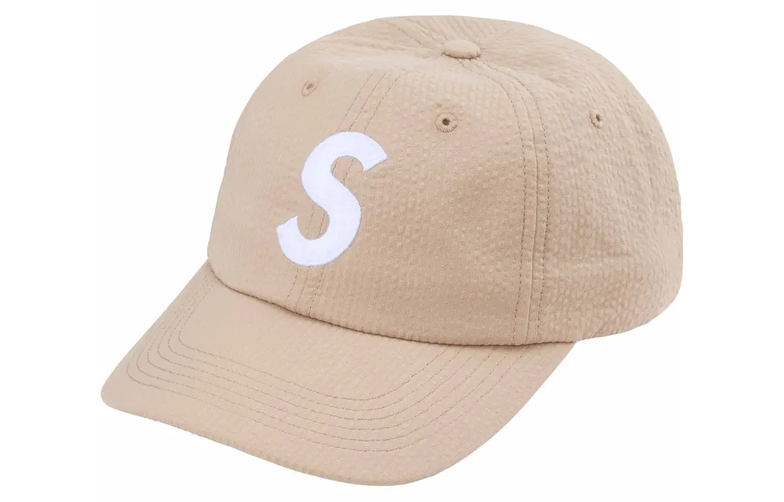 

Кепка Supreme с логотипом S, бежевый