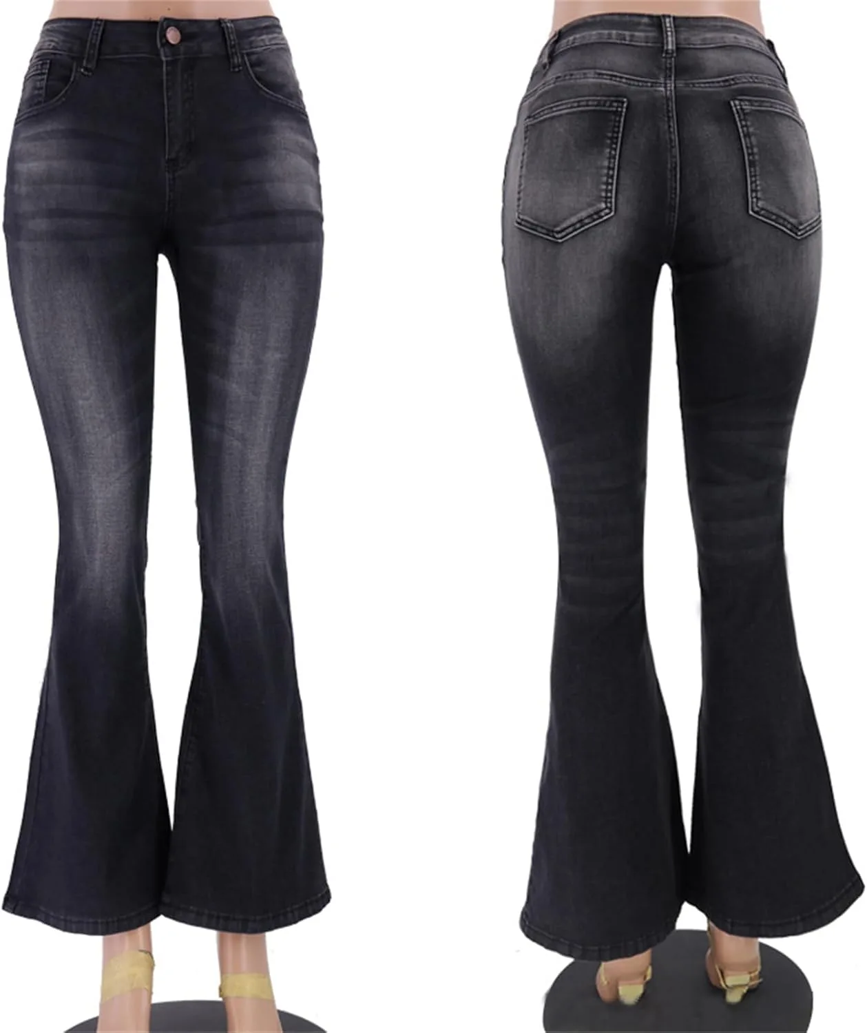 Женские джинсы Flare Stretch High Rise Bootcut, высокие с зауженным силуэтом — фото 3