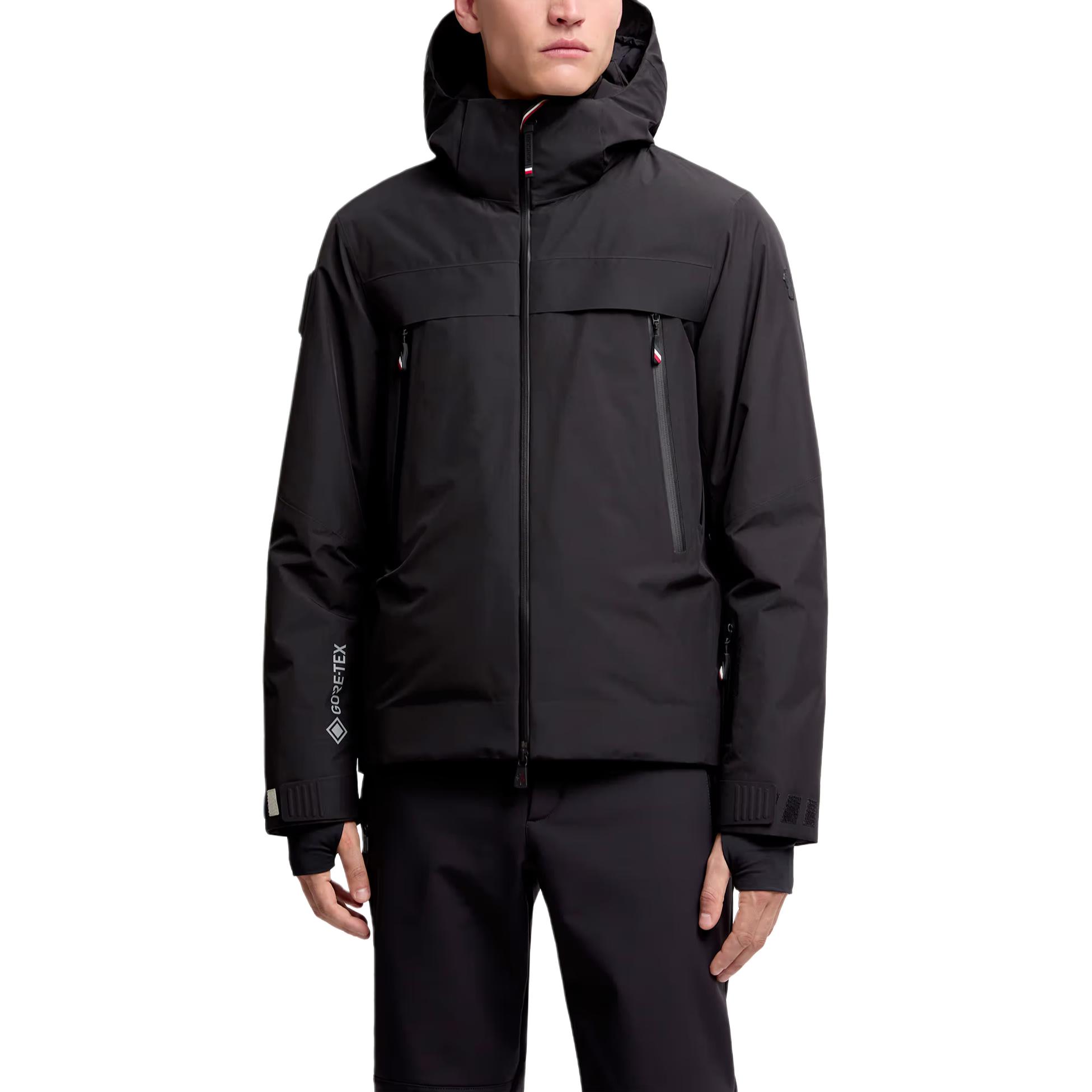 Гренобль высокопроизводительная лыжная куртка Moncler, черный — фото 2