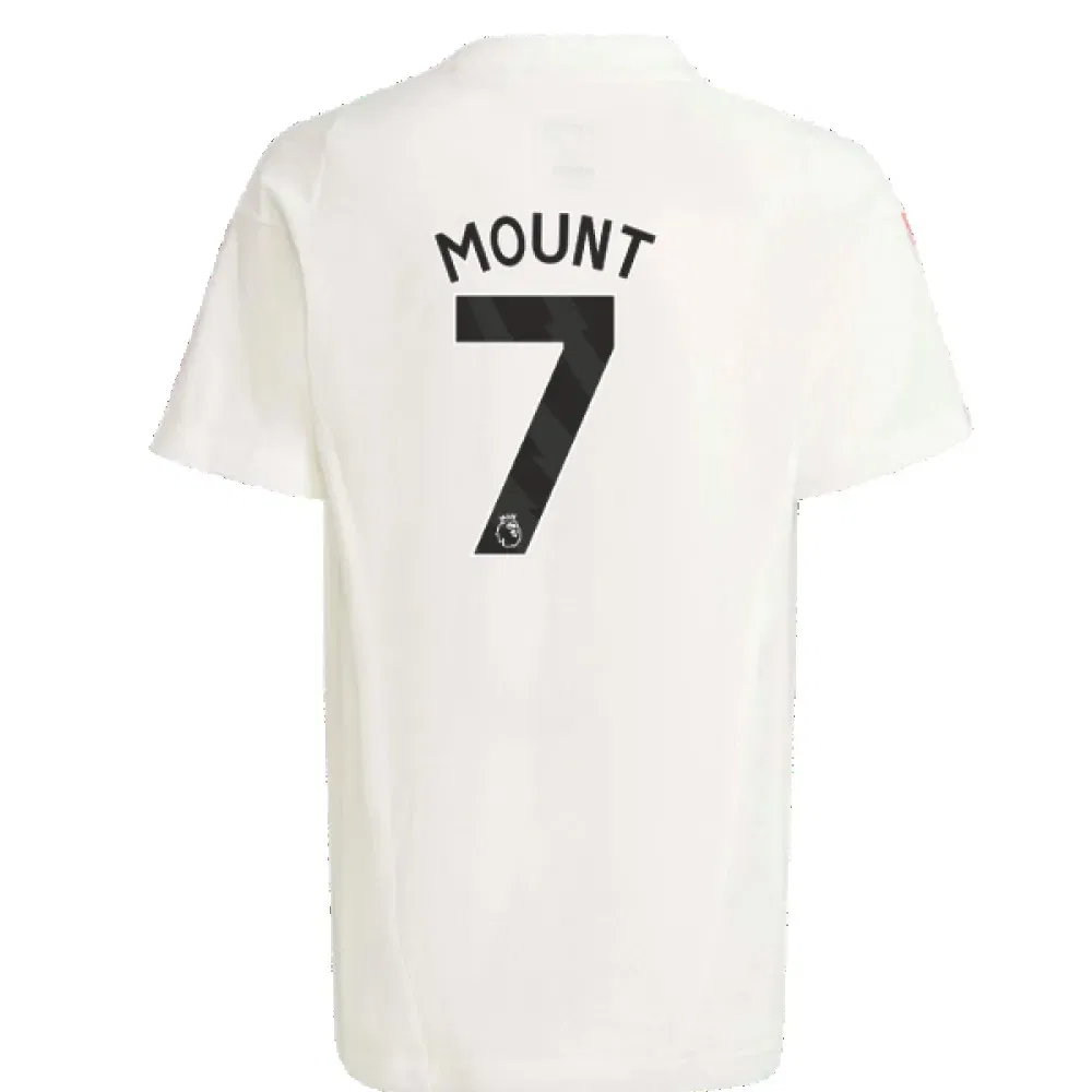Футболка тренировочная Man Utd Mount 7 Adidas Manchester United Fc, белый — фото 2