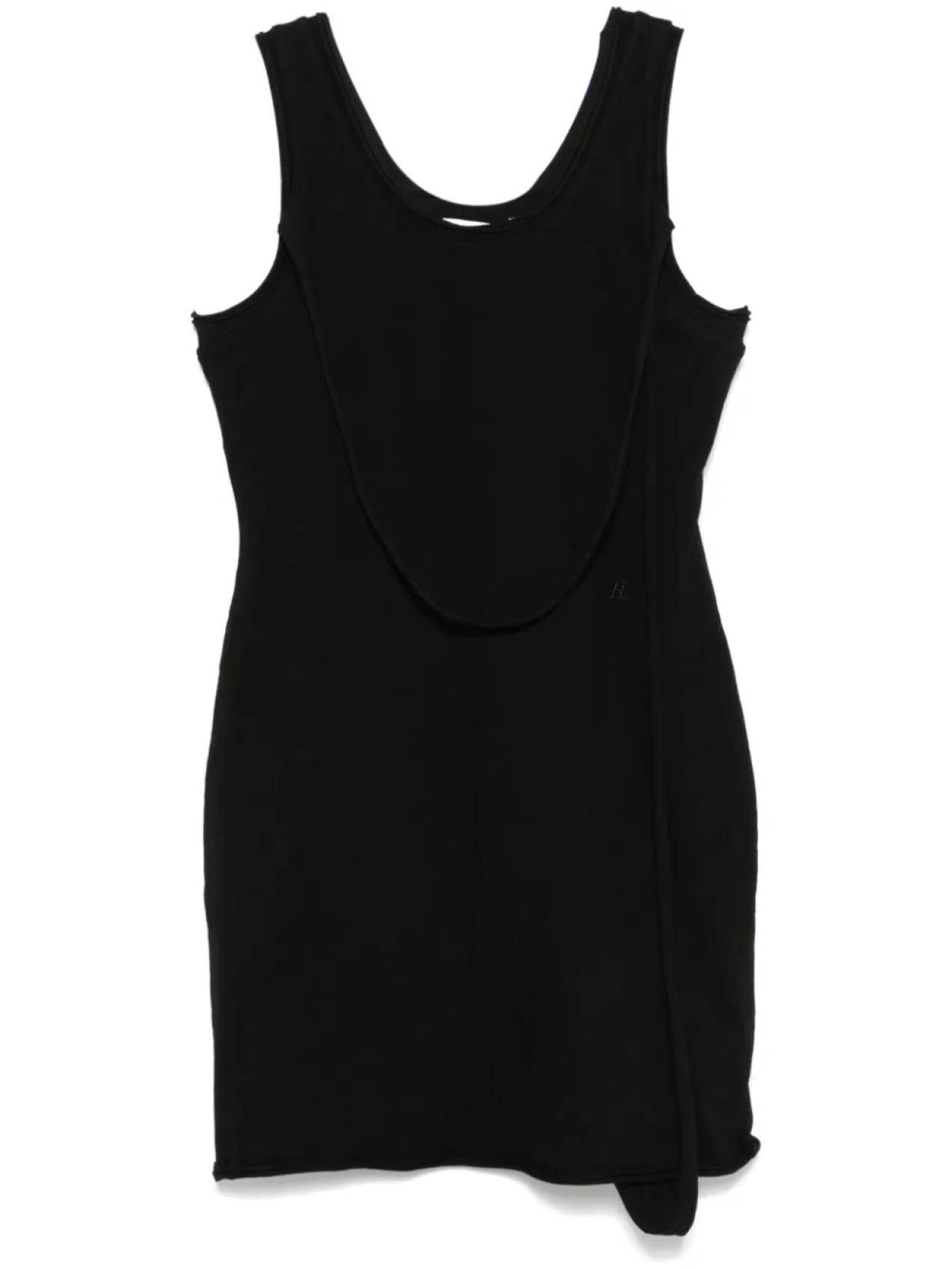 

Helmut Lang платье мини на бретелях, черный