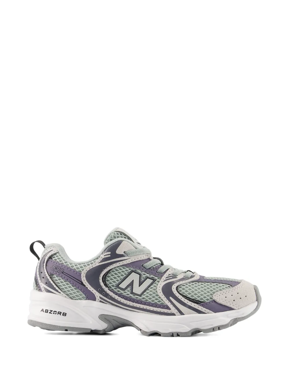 Кроссовки 530 с эластичной шнуровкой New Balance Kids, серый — фото 2