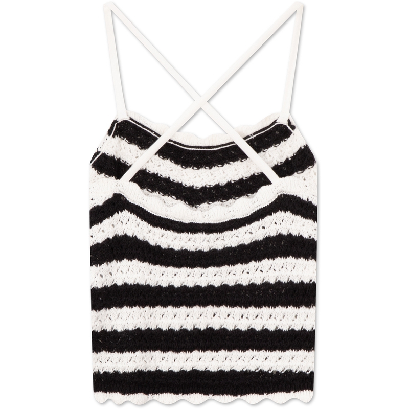Tommy Hilfiger Женский топ Black White Stripes — фото 4