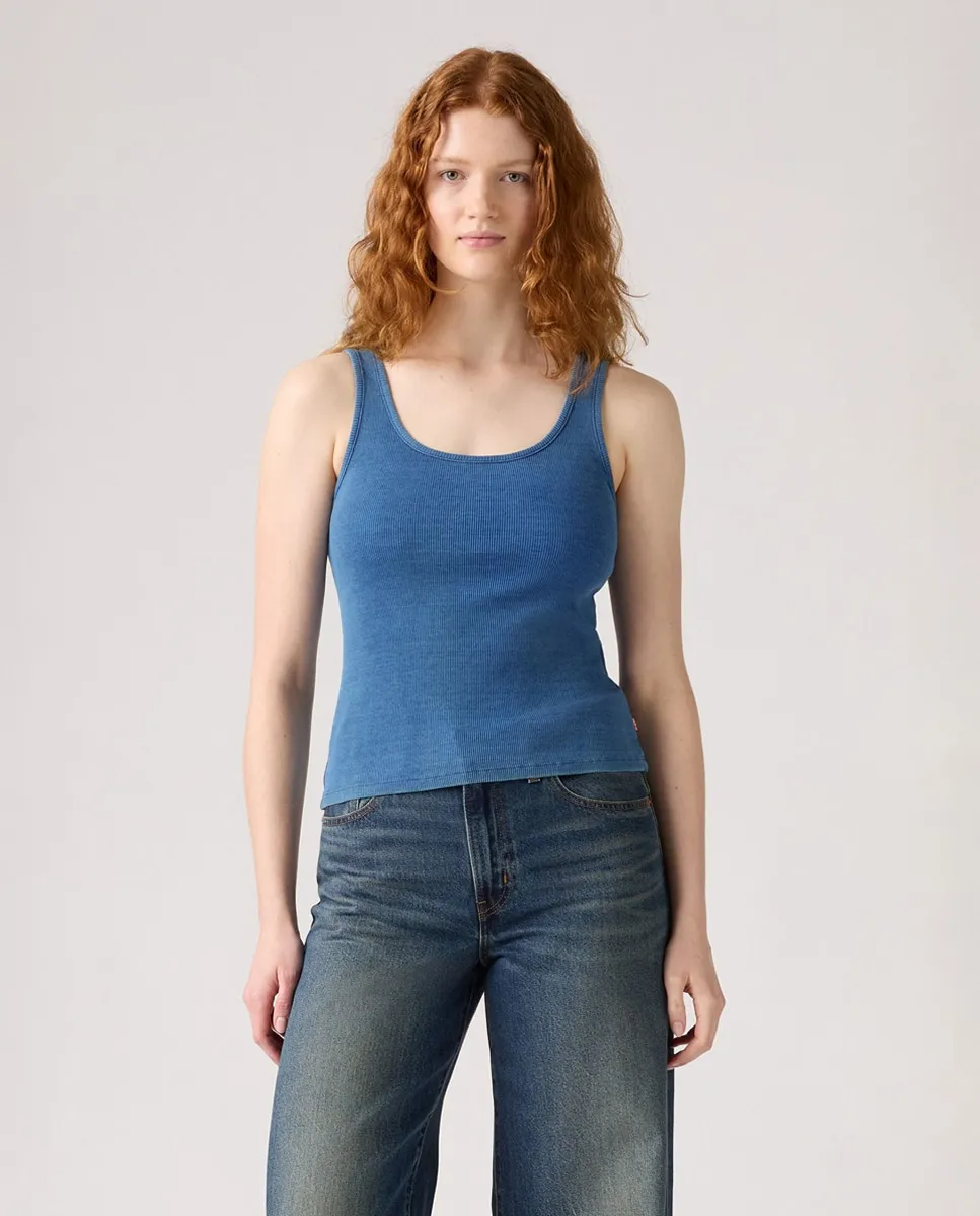 

Женская футболка на бретелях с круглым вырезом Levi's, синий