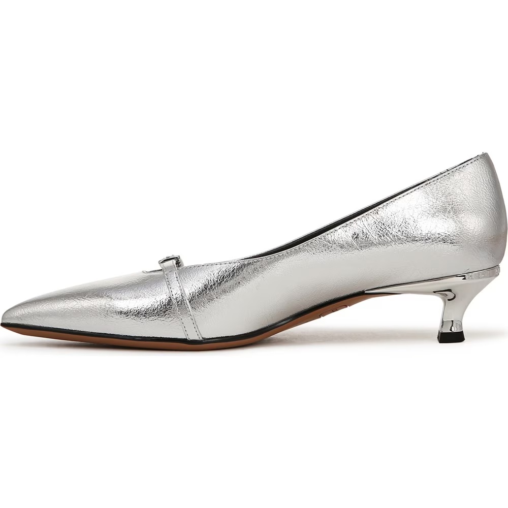 Туфли на каблуке Malia от Franco Sarto, silver faux leather — фото 4