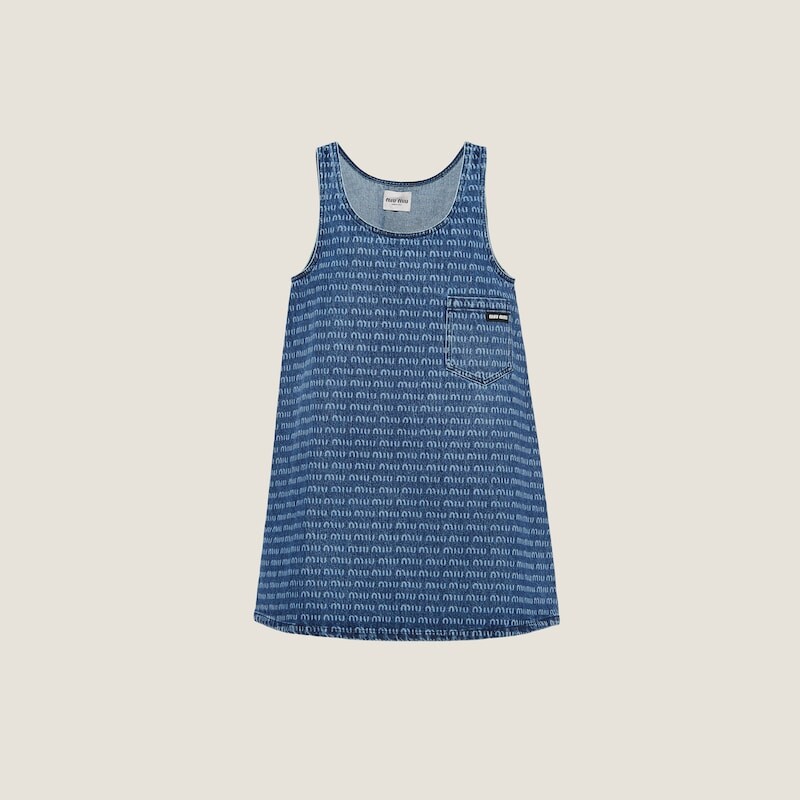 

Джинсовое платье Miu Miu, синий