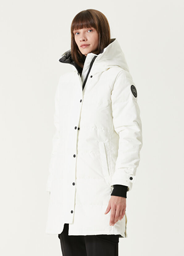 Shelburne белая куртка с капюшоном Canada Goose