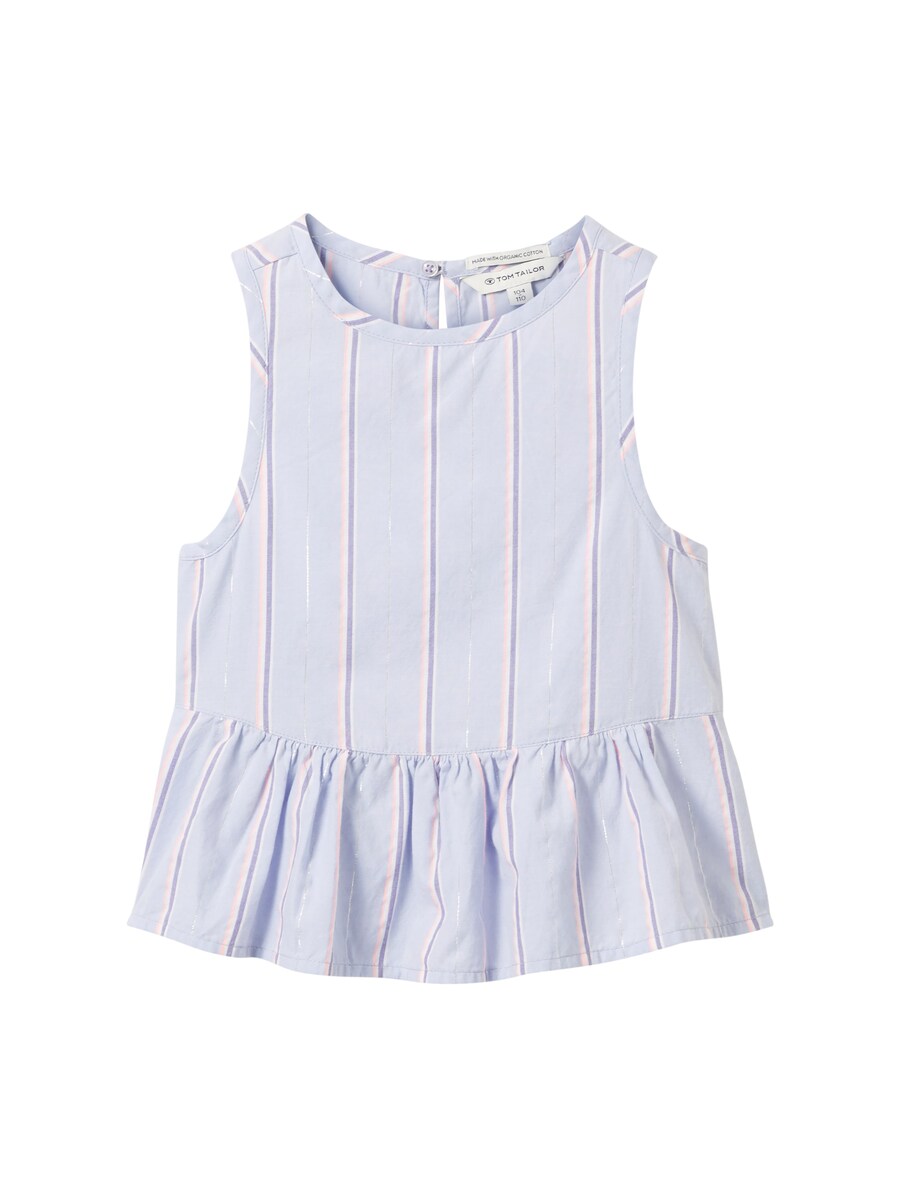 

Топ TOM TAILOR, цвет Dusty blue/Light blue