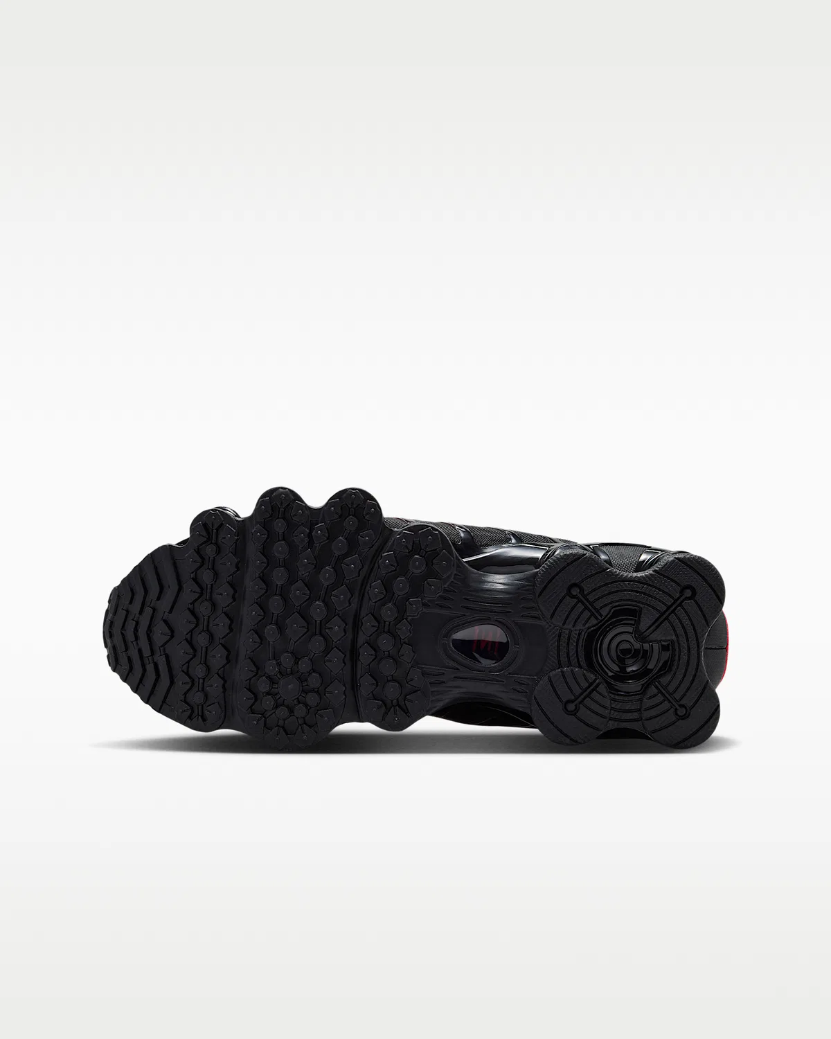 Детские кроссовки Nike Shox TL, Black/Black/Light Crimson — фото 2