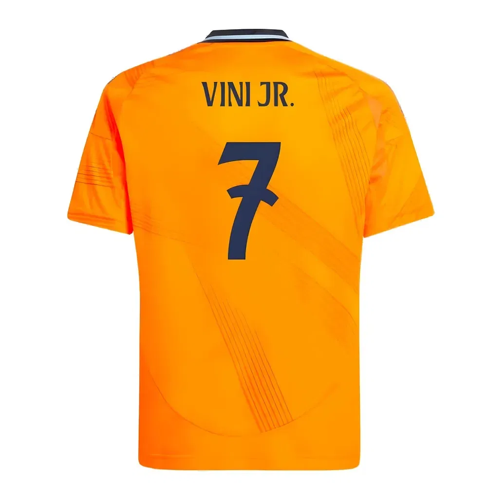 Футбольная футболка Real Madrid Vinicius Junior 2024-2025, оранжевый — фото 2