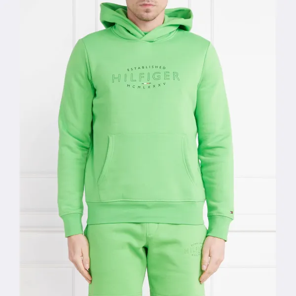 

Толстовка стандартного кроя с логотипом Hilfiger Curve Tommy Hilfiger, зеленый