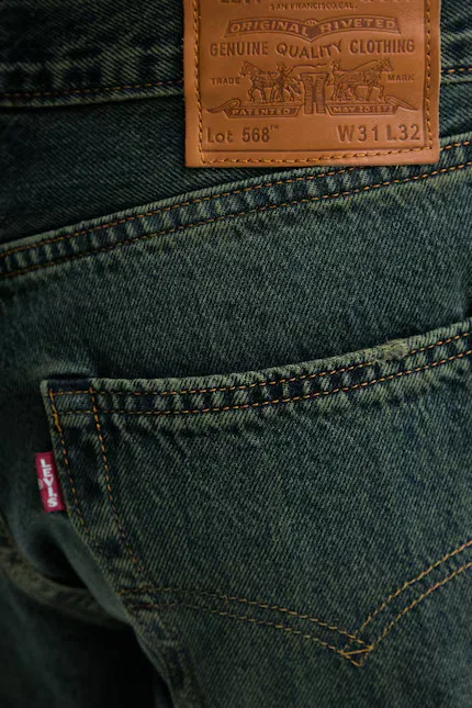 Джинсы прямого кроя 568 прямого кроя Levi's, синий — фото 4