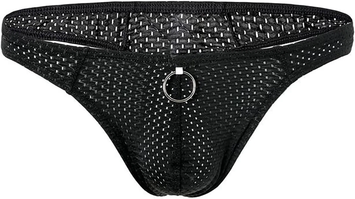 Трусы с сеткой мужские дышащие, Black
