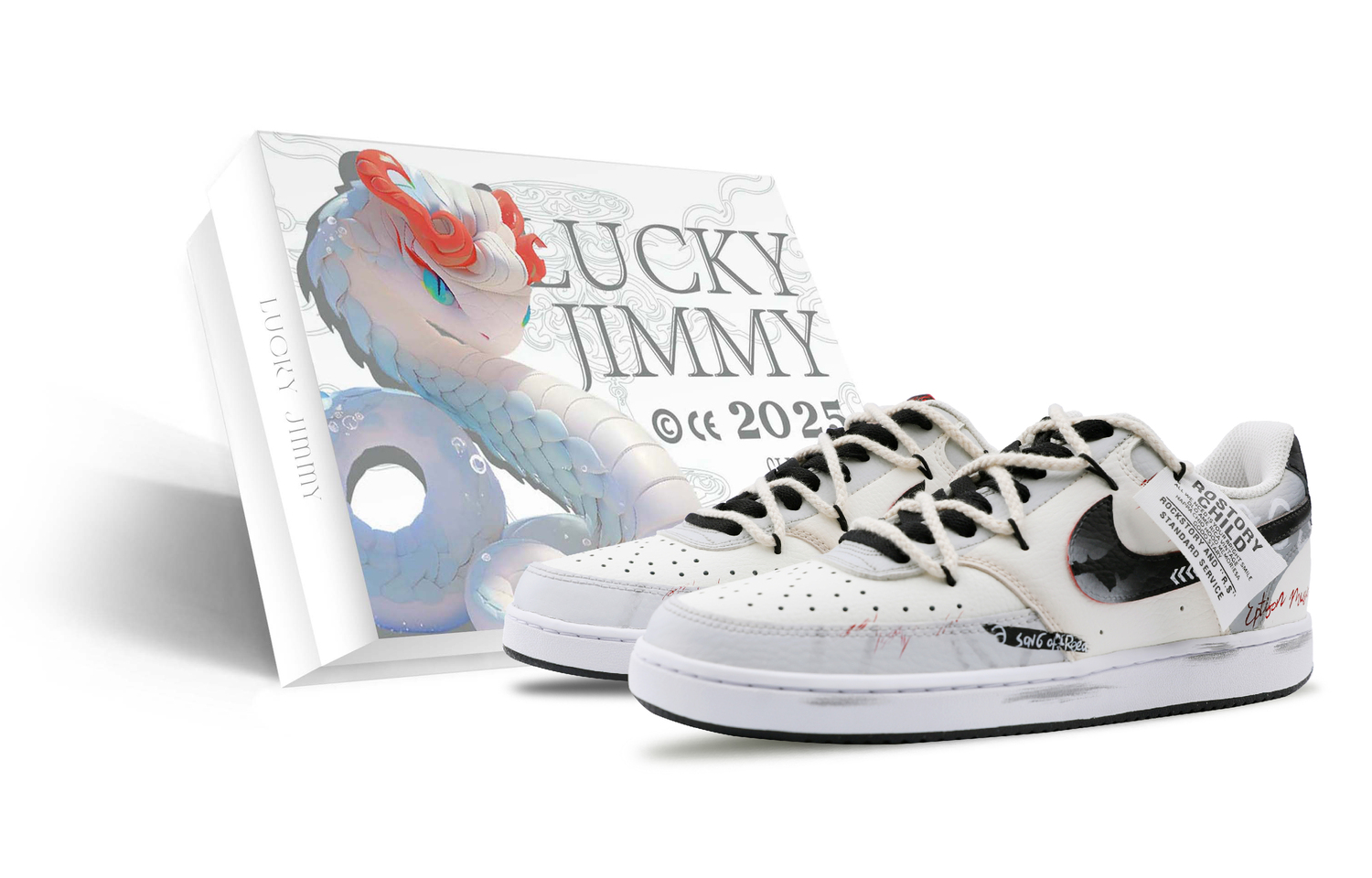 

Court Vision 1 Low top Skateboard Shoes Men's Beige Gray Nike, Greige (Box)