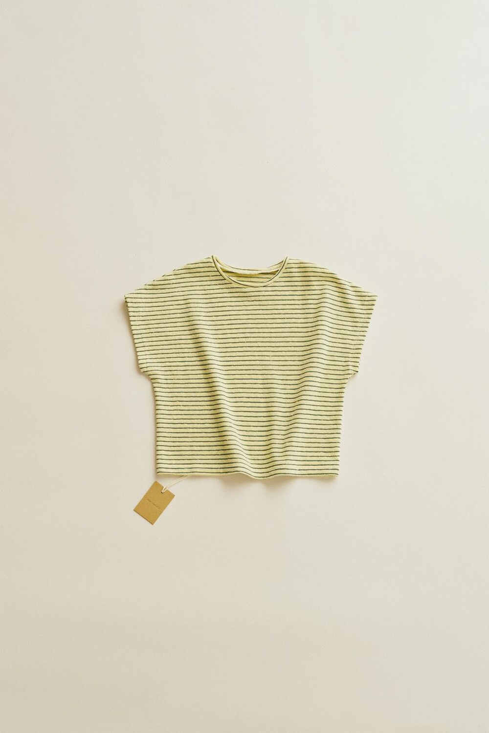 

Timelesz - футболка из полосатой ткани ZARA, фисташковый