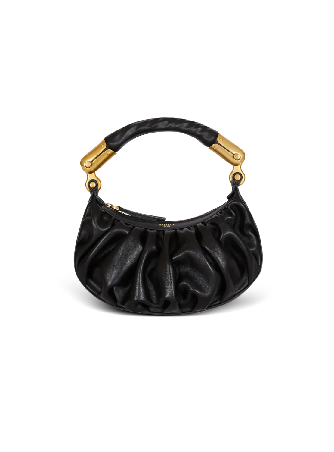 

Мини-сумка Ebene из телячьей кожи Balmain, черный