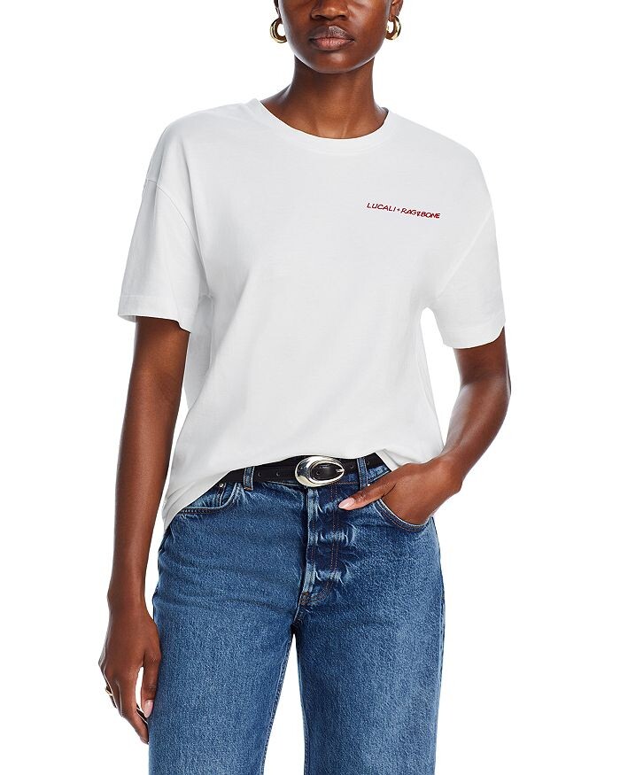 

Футболка Rag & Bone x Lucali для сотрудников, белый