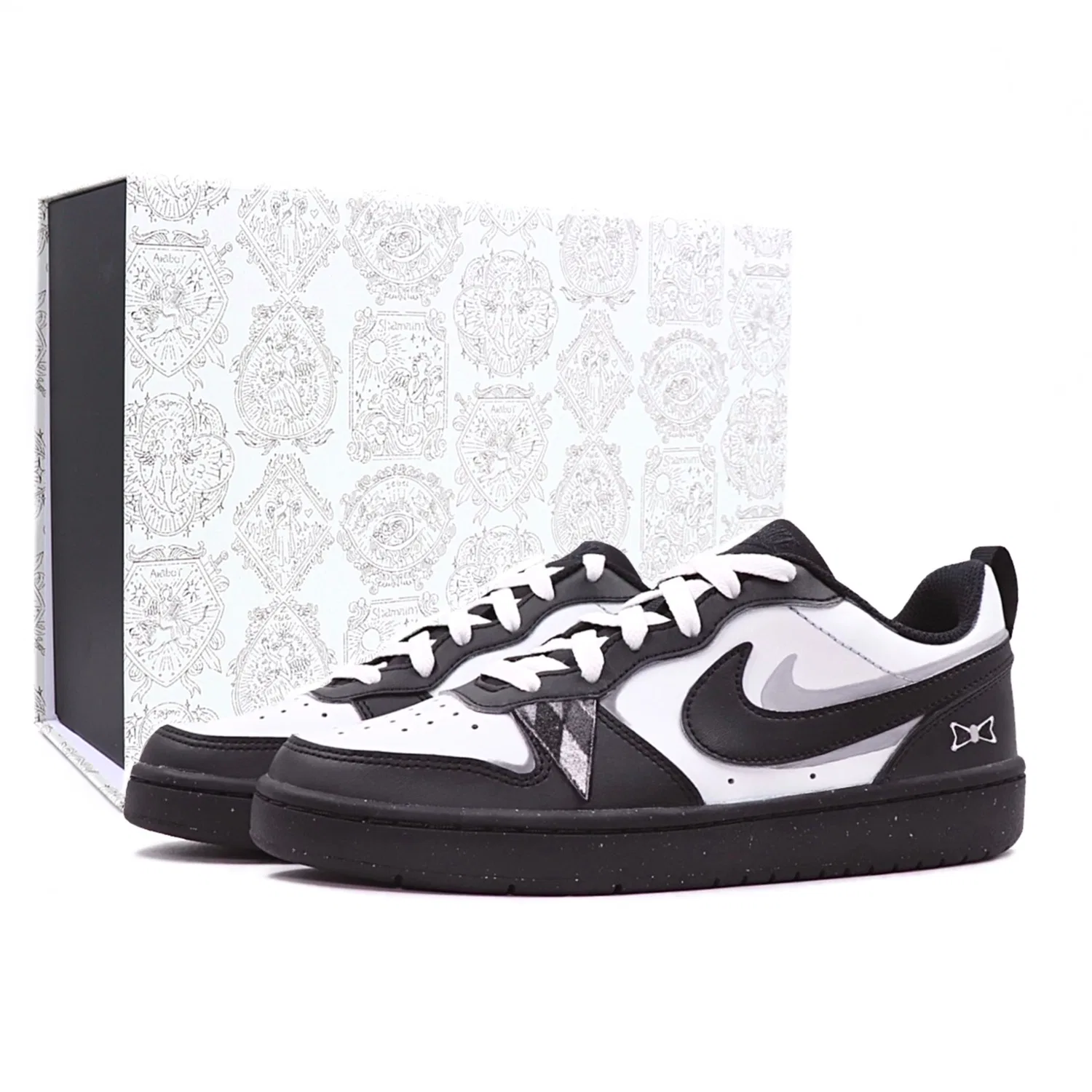 Кроссовки детские Nike Court Borough Pilates Leather Low Top Black