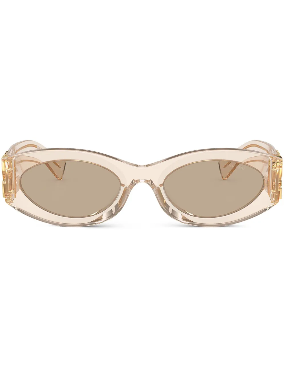 

Солнцезащитные очки MU11WS в овальной оправе Miu Miu Eyewear, нейтральный