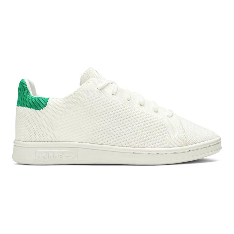 Adidas Stan Smith Primeknit White Green GS Adidas Originals — фото 3