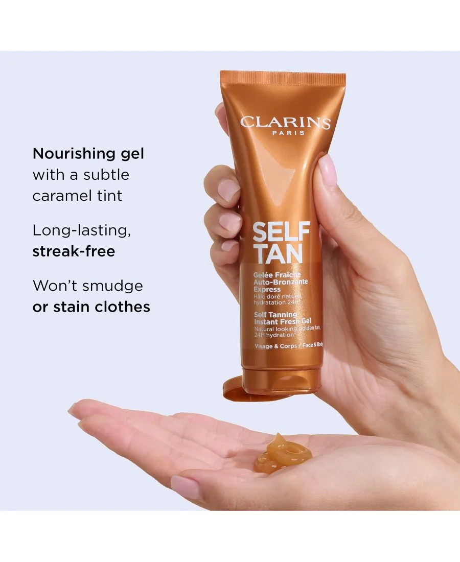 Лосьон Clarins — Гель-автозагар для лица и тела, 120 мл — фото 4