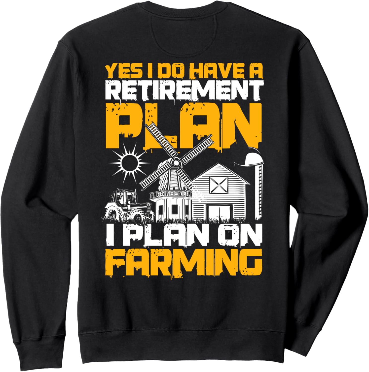 

Толстовка, разработанная фермерами, стоящими за швейной промышленностью Farmer Gifts, черный