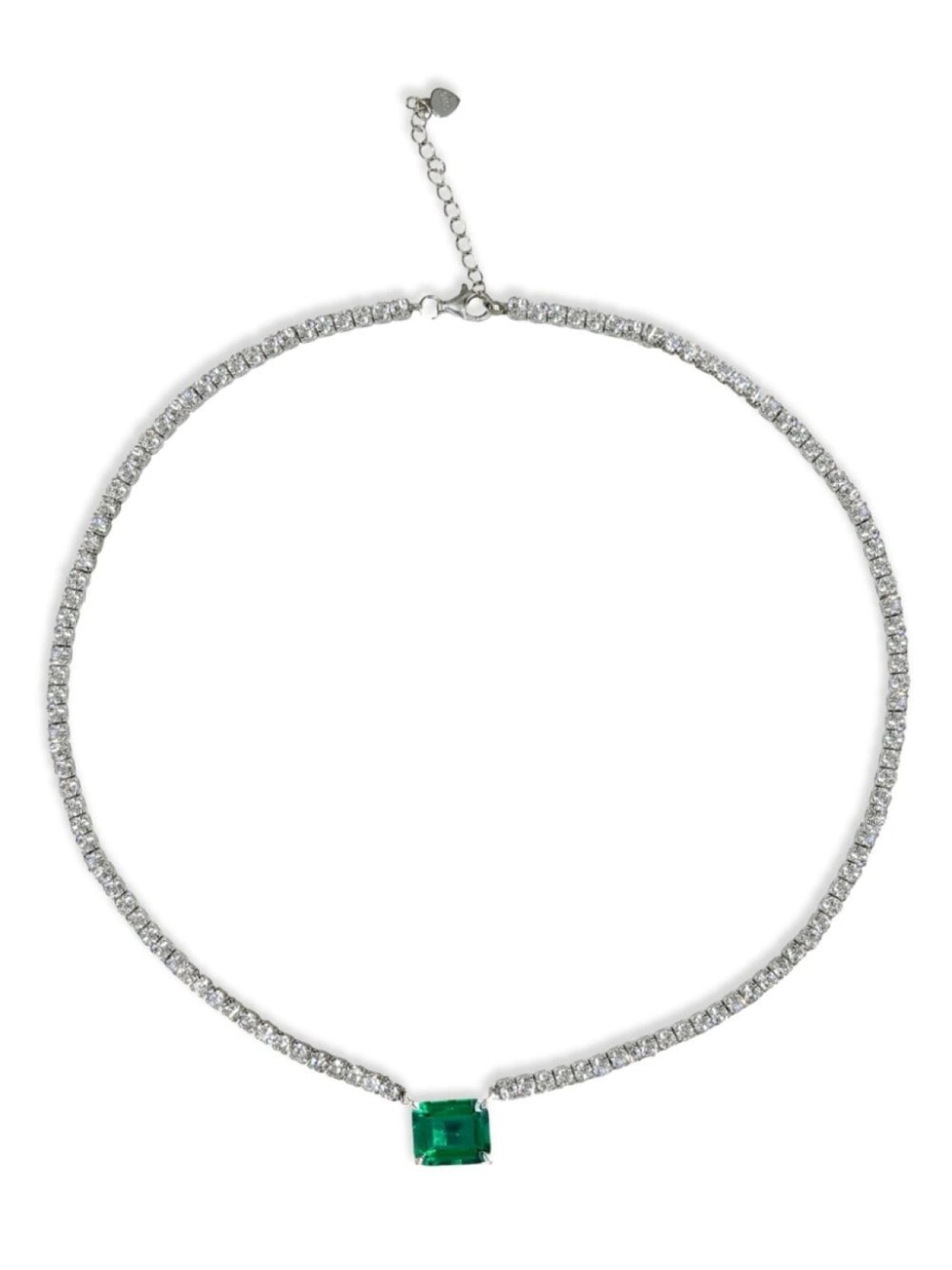 

Juwelina Paris колье Ipanema Tennis, зеленый