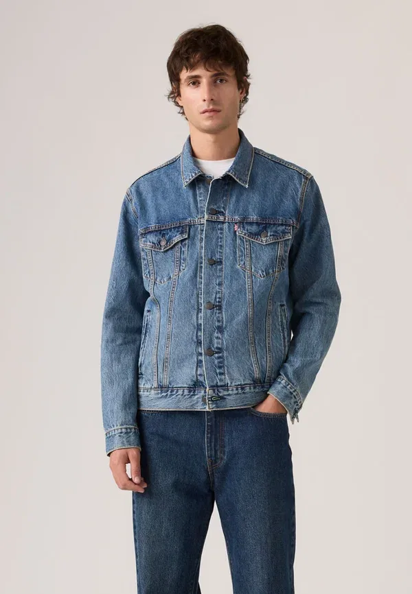Куртка джинсовая тракер Levi'S, выбеленный — фото 2