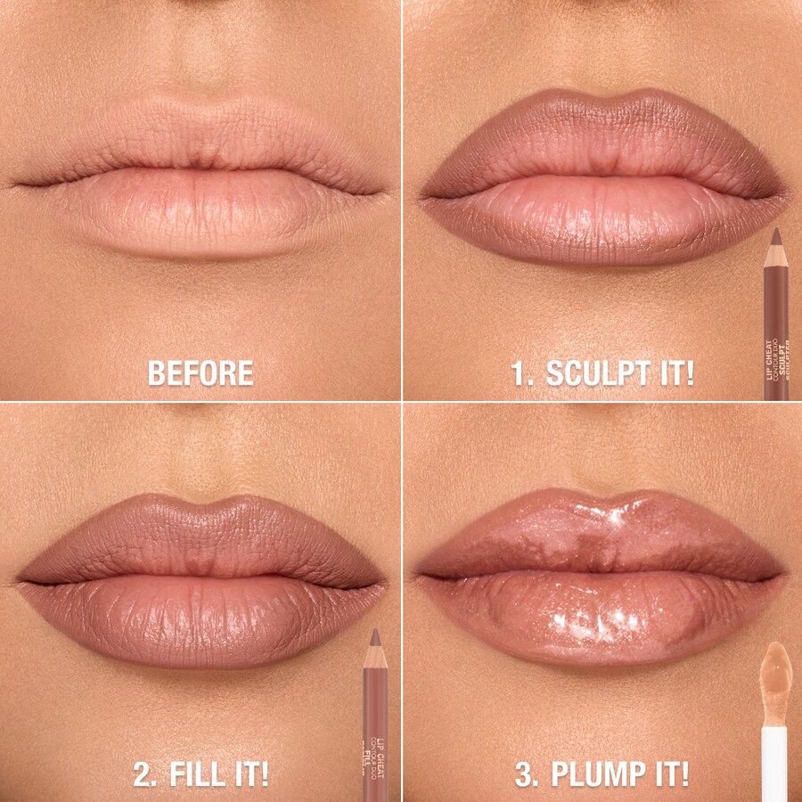 Двусторонний карандаш для губ Charlotte Tilbury Lip Cheat Contour Duo — фото 3