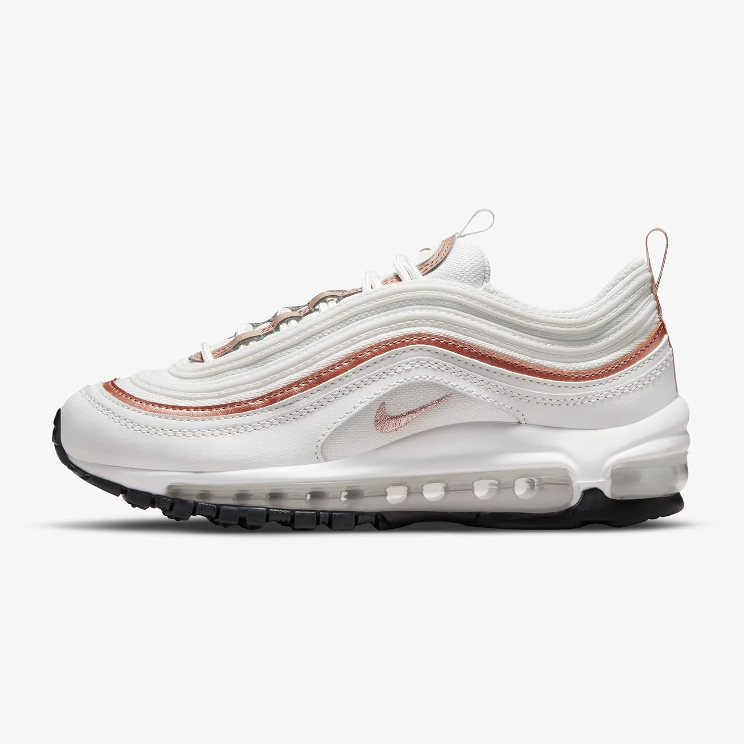 Мужские кроссовки для бега Nike Air Max 97 (GS) Competition, белый/красный/бронзовый — фото 3