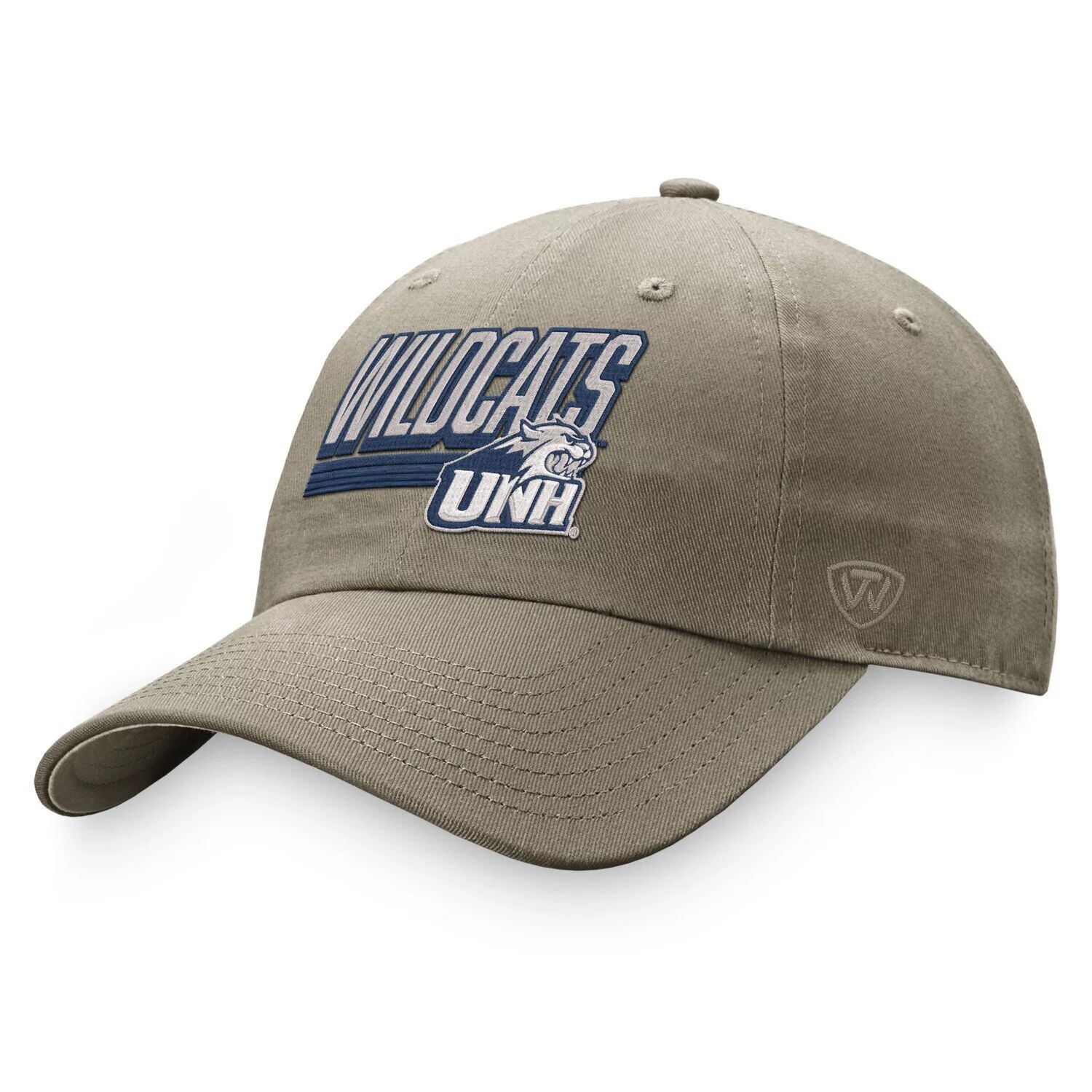 

Мужская регулируемая шляпа Top of the World цвета хаки New Hampshire Wildcats Slice