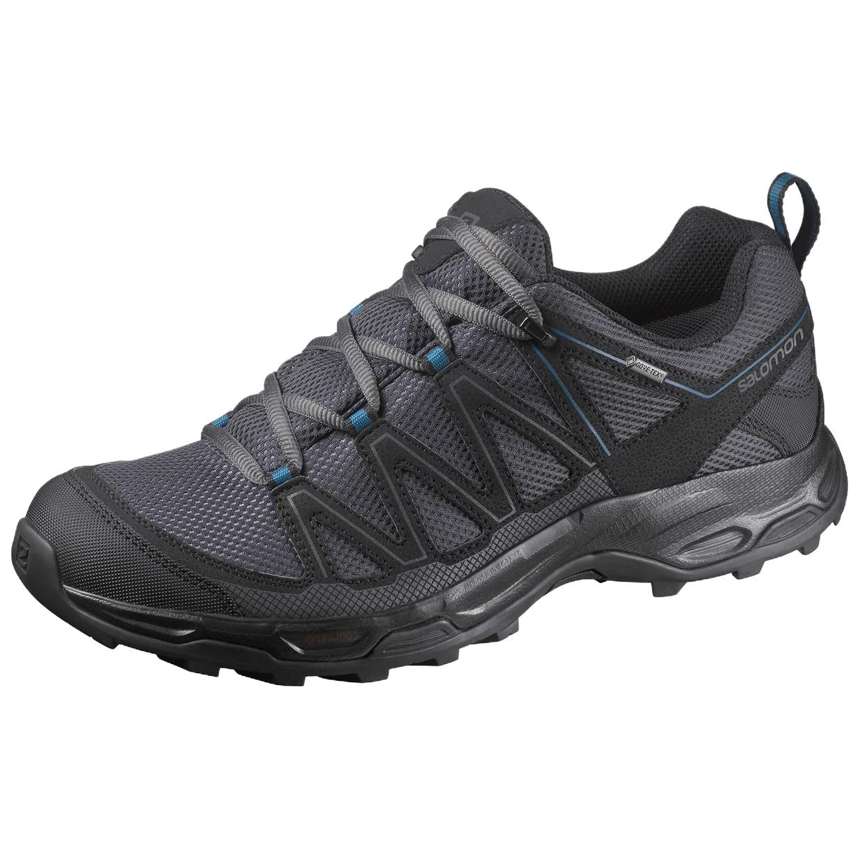 

Водонепроницаемые и дышащие низкие походные кроссовки WENTWOOD GTX, серые, мужские SALOMON, Gray/Black